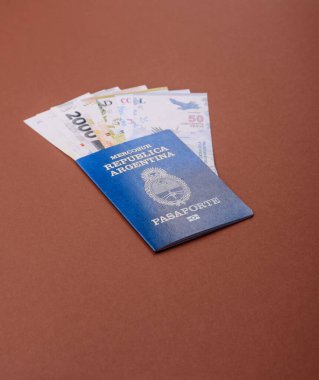 Seyahat etmek, uçmak ve iş yapmak için Arjantin pasaportu. Arjantin belgesi, sınırı geçmek için kimlik