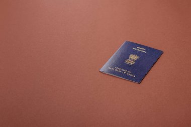 Seyahat etmek, uçmak ve iş yapmak için Hindistan pasaportu. Hindistan belgesi, sınırı geçmek için kimlik