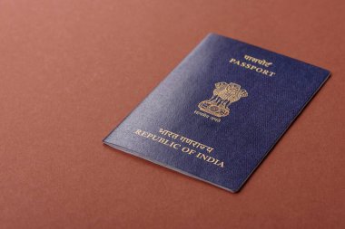 Seyahat etmek, uçmak ve iş yapmak için Hindistan pasaportu. Hindistan belgesi, sınırı geçmek için kimlik