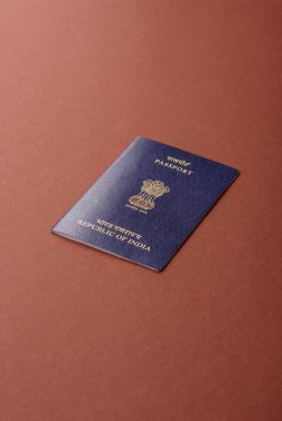 Seyahat etmek, uçmak ve iş yapmak için Hindistan pasaportu. Hindistan belgesi, sınırı geçmek için kimlik