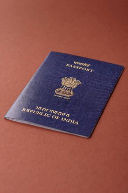 Seyahat etmek, uçmak ve iş yapmak için Hindistan pasaportu. Hindistan belgesi, sınırı geçmek için kimlik