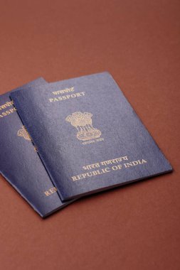 Seyahat etmek, uçmak ve iş yapmak için Hindistan pasaportu. Hindistan belgesi, sınırı geçmek için kimlik