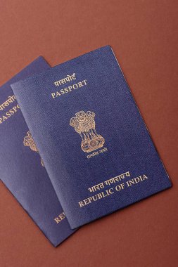 Seyahat etmek, uçmak ve iş yapmak için Hindistan pasaportu. Hindistan belgesi, sınırı geçmek için kimlik