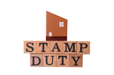 Pul vergisi, emlak yatırım konsepti, gayrimenkul ile ilgili iş süreçleri. İş tasarımı için arka plan olarak pul görevi yazıtları