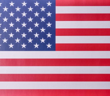 Amerika Birleşik Devletleri 'nin ulusal bayrağı beyaz mavi ve kırmızı. ABD bayrağı şeklinde arkaplan