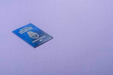 Seyahat etmek, uçmak ve iş yapmak için Arjantin pasaportu. Arjantin belgesi, sınırı geçmek için kimlik