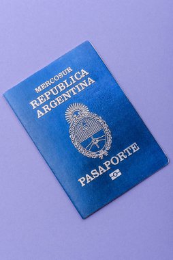 Seyahat etmek, uçmak ve iş yapmak için Arjantin pasaportu. Arjantin belgesi, sınırı geçmek için kimlik