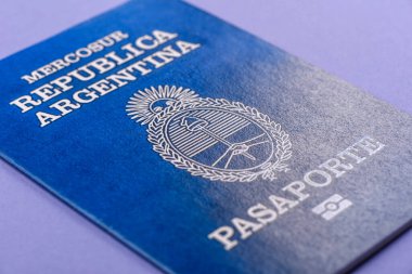 Seyahat etmek, uçmak ve iş yapmak için Arjantin pasaportu. Arjantin belgesi, sınırı geçmek için kimlik