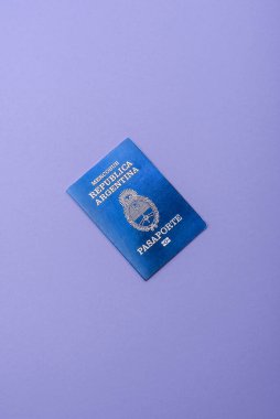 Seyahat etmek, uçmak ve iş yapmak için Arjantin pasaportu. Arjantin belgesi, sınırı geçmek için kimlik