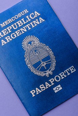 Seyahat etmek, uçmak ve iş yapmak için Arjantin pasaportu. Arjantin belgesi, sınırı geçmek için kimlik
