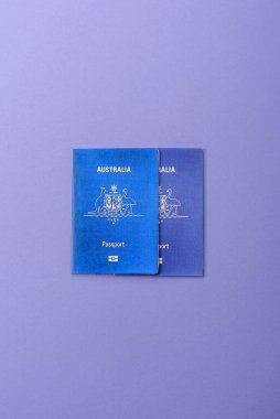 Seyahat etmek, uçmak ve iş yapmak için Avustralya pasaportu. Avustralya belgesi, sınırı geçmek için kimlik