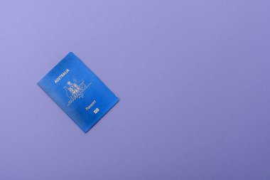 Seyahat etmek, uçmak ve iş yapmak için Avustralya pasaportu. Avustralya belgesi, sınırı geçmek için kimlik