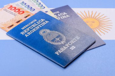 Seyahat etmek, uçmak ve iş yapmak için Arjantin pasaportu. Arjantin belgesi, sınırı geçmek için kimlik