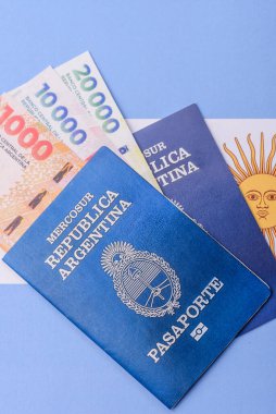 Seyahat etmek, uçmak ve iş yapmak için Arjantin pasaportu. Arjantin belgesi, sınırı geçmek için kimlik