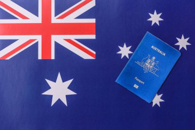 Seyahat etmek, uçmak ve iş yapmak için Avustralya pasaportu. Avustralya belgesi, sınırı geçmek için kimlik