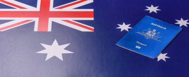 Seyahat etmek, uçmak ve iş yapmak için Avustralya pasaportu. Avustralya belgesi, sınırı geçmek için kimlik