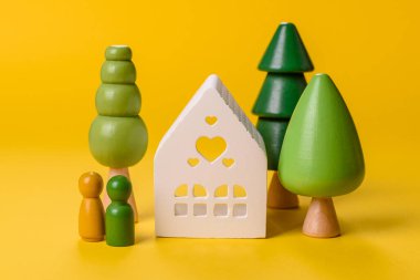 Ev, gayrimenkul yatırımı ya da mülkle ilgili kavramsal geçmiş. Birikimlerle bir ev almak.