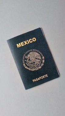 Seyahat etmek, uçmak ve iş yapmak için Meksika pasaportu. Meksika belgesi, sınırı geçmek için kimlik