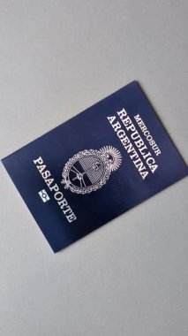 Seyahat etmek, uçmak ve iş yapmak için Arjantin pasaportu. Arjantin belgesi, sınırı geçmek için kimlik
