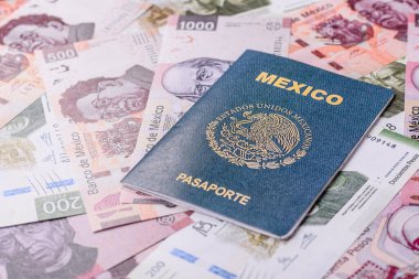 Seyahat etmek, uçmak ve iş yapmak için Meksika pasaportu. Meksika belgesi, sınırı geçmek için kimlik