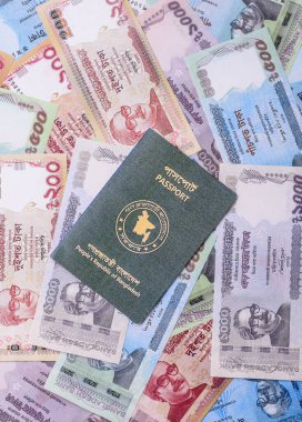 Küresel iş, göç ve seyahat için Bangladeş vatandaşının uluslararası pasaportu
