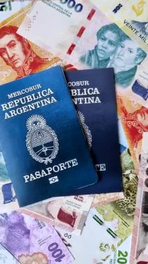 Seyahat etmek, uçmak ve iş yapmak için Arjantin pasaportu. Arjantin belgesi, sınırı geçmek için kimlik