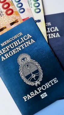 Seyahat etmek, uçmak ve iş yapmak için Arjantin pasaportu. Arjantin belgesi, sınırı geçmek için kimlik