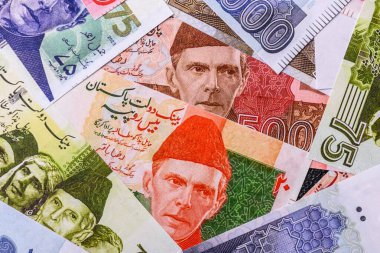 Pakistan, Pakistan, kağıt para. İş ve anlaşmalar için nakit notlar