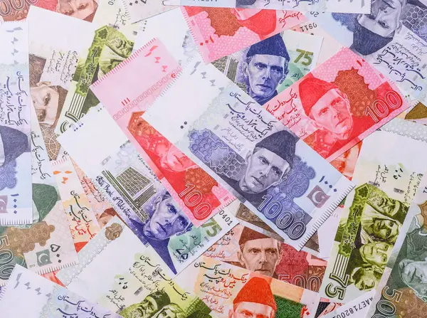 Pakistan, Pakistan, kağıt para. İş ve anlaşmalar için nakit notlar