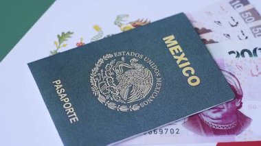 Seyahat etmek, uçmak ve iş yapmak için Meksika pasaportu. Meksika belgesi, sınırı geçmek için kimlik