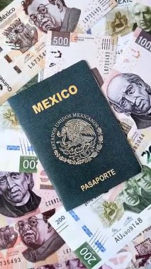 Seyahat etmek, uçmak ve iş yapmak için Meksika pasaportu. Meksika belgesi, sınırı geçmek için kimlik