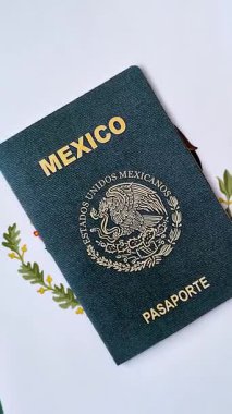 Seyahat etmek, uçmak ve iş yapmak için Meksika pasaportu. Meksika belgesi, sınırı geçmek için kimlik