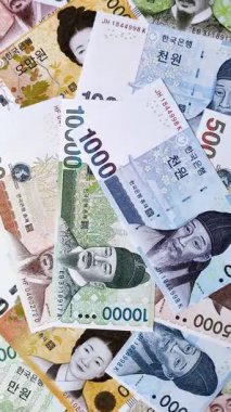 Kağıt para, Güney Kore banknotları finans sektörü geçmişi. Nakit, yatırım, bankacılık