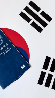 Seyahat etmek, uçmak ve iş yapmak için Kore pasaportu. Güney Kore belgesi, sınırı geçmek için kimlik