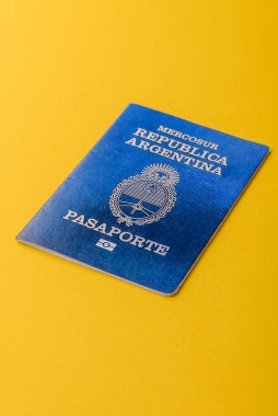 Seyahat etmek, uçmak ve iş yapmak için Arjantin pasaportu. Arjantin belgesi, sınırı geçmek için kimlik