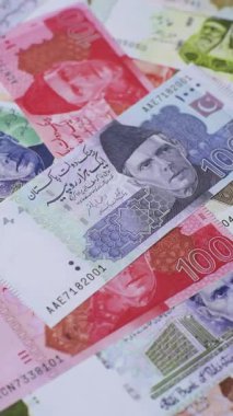 Pakistan, Pakistan, kağıt para. İş ve anlaşmalar için nakit notlar
