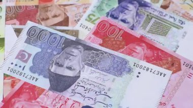 Pakistan, Pakistan, kağıt para. İş ve anlaşmalar için nakit notlar