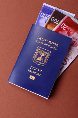 Seyahat etmek, uçmak ve iş yapmak için İsrail pasaportu. İsrail belgesi, sınırı geçmek için kimlik
