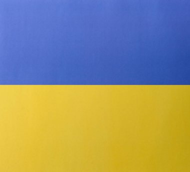Bağımsızlık, özgürlük ve barışın sembolü olarak mavi ve sarı renkli Ukrayna bayrağı. Tasarımınız için Ukrayna bayrağı