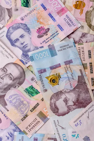 Ukrayna parası, Hryvnia, kağıt banknotlar, nakit. İş yapmak, seyahat etmek için Ukrayna parası