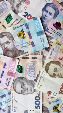 Ukrayna parası, Hryvnia, kağıt banknotlar, nakit. İş yapmak, seyahat etmek için Ukrayna parası