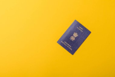 Seyahat etmek, uçmak ve iş yapmak için Hindistan pasaportu. Hindistan belgesi, sınırı geçmek için kimlik