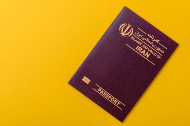 Seyahat etmek, uçmak ve iş yapmak için İran pasaportu. İran belgesi, sınırı geçmek için kimlik