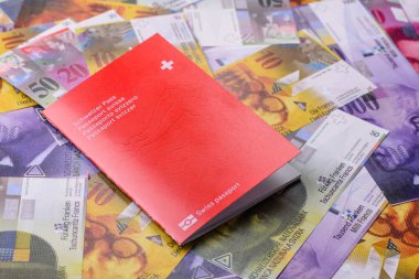 Seyahat etmek, uçmak ve iş yapmak için İsviçre pasaportu. İsviçre belgesi, sınırı geçmek için kimlik