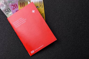 Seyahat etmek, uçmak ve iş yapmak için İsviçre pasaportu. İsviçre belgesi, sınırı geçmek için kimlik