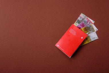 Seyahat etmek, uçmak ve iş yapmak için İsviçre pasaportu. İsviçre belgesi, sınırı geçmek için kimlik