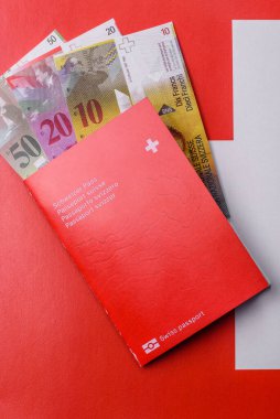 Seyahat etmek, uçmak ve iş yapmak için İsviçre pasaportu. İsviçre belgesi, sınırı geçmek için kimlik