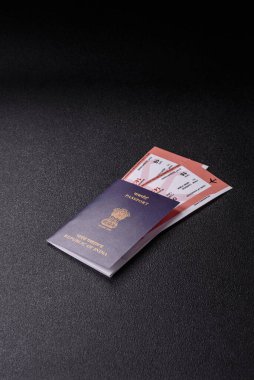 Hindistan pasaportu ve seyahat, uçma ve iş yapma biletleri. Hindistan belgesi, sınırı geçmek için kimlik
