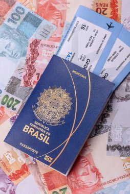 Seyahat, uçmak ve iş yapmak için Brezilya pasaportu. Brezilya belgesi, sınırı geçmek için kimlik