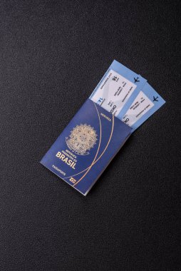 Seyahat, uçmak ve iş yapmak için Brezilya pasaportu. Brezilya belgesi, sınırı geçmek için kimlik